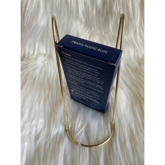 Red Aspen Nail Dashes- Frans-tastic Blue (Short, Square, Shiny Blue Nails) - Picture 3 of 3